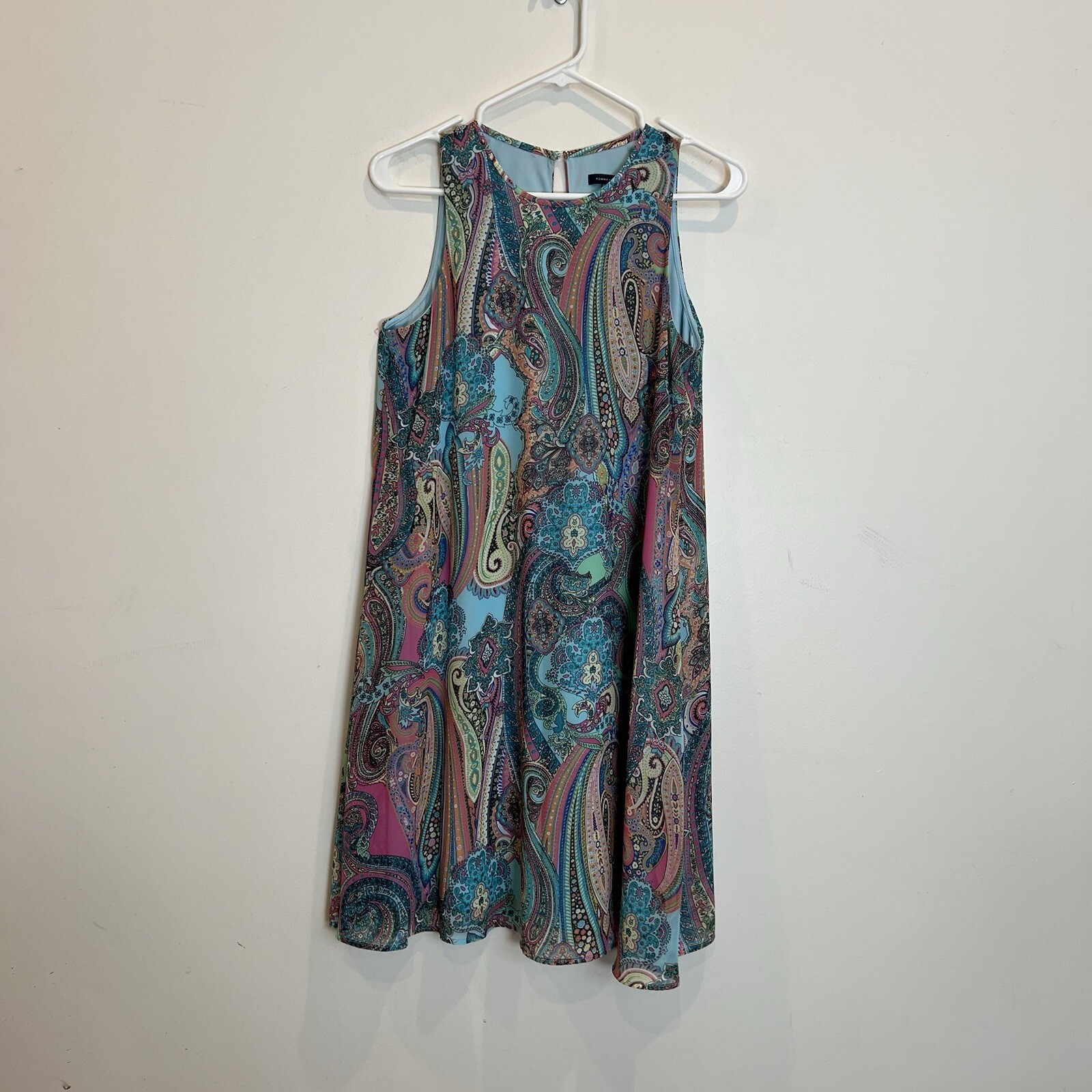 Tommy Hilfiger Multicolor Paisley Print A-Line Dress Size M