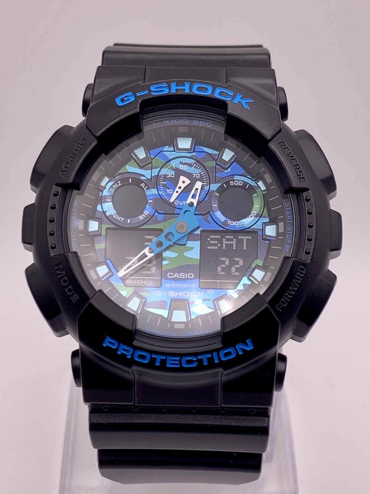 CASIO G-SHOCK GA-100CB-1A Cool Blue Collection BOXED