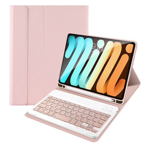 Bluetooth Keyboard Case Cover Mouse With Pencil Holder For iPad Mini 6 8.3" 2021 - Picture 5 of 39