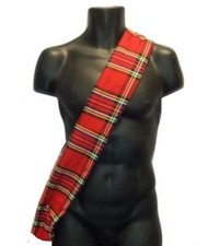 4ft Traditonal Tartan Sash Burns Night St Andrews Day Hogmanay Fancy Dress