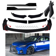 For Hyundai Elantra Front Bumper Lip Splitter Lower Spoiler Body Kit Glossy