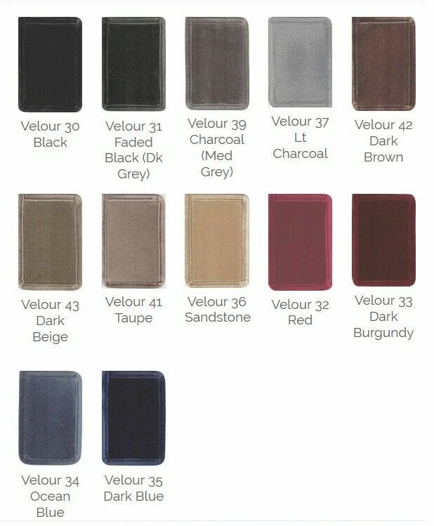 Cubierta de cubierta trasera personalizada para Kia - Tú eliges el color y la alfombra terciopelo gamuza Foto 4 de 4