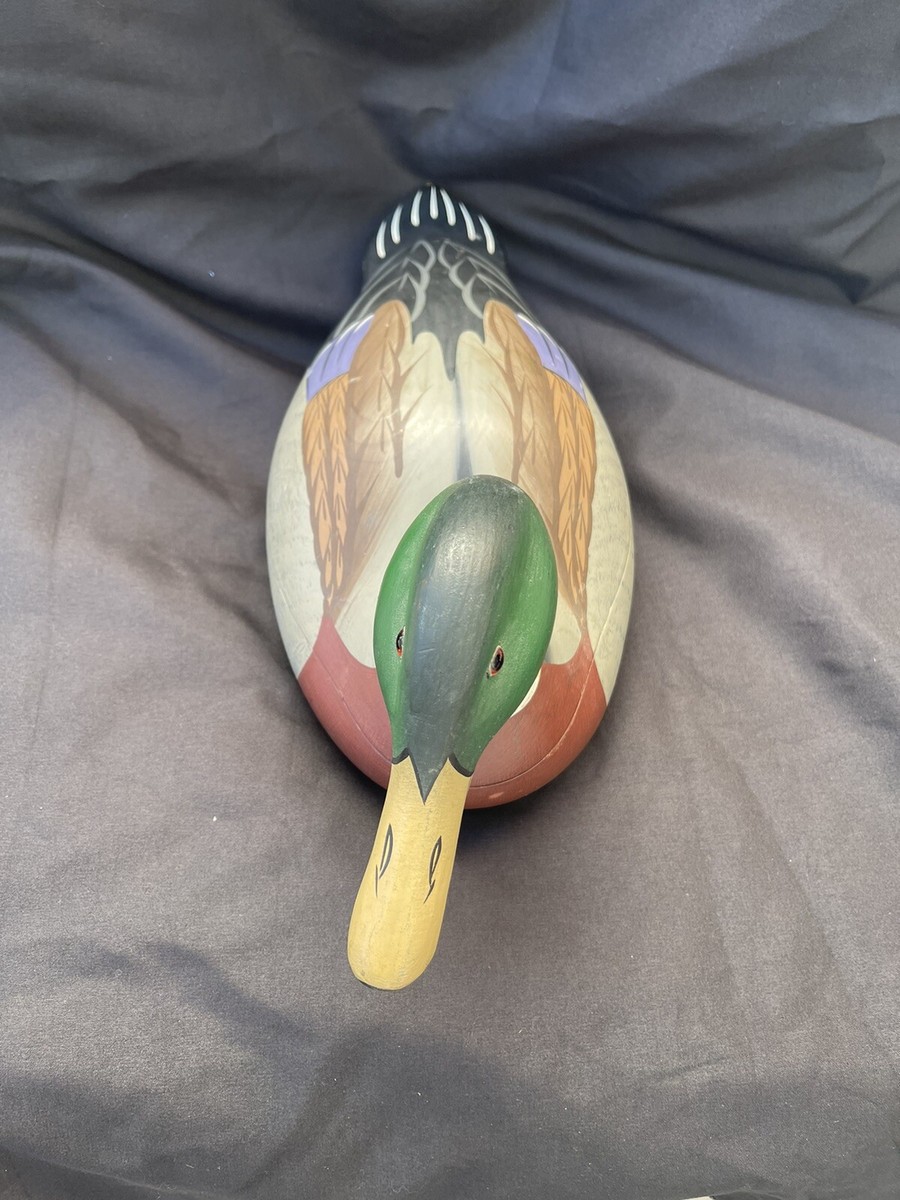 VINTAGE HORNICK BROS STONEY POINT DECOYS WOOD DUCK BOX VIRGINIA