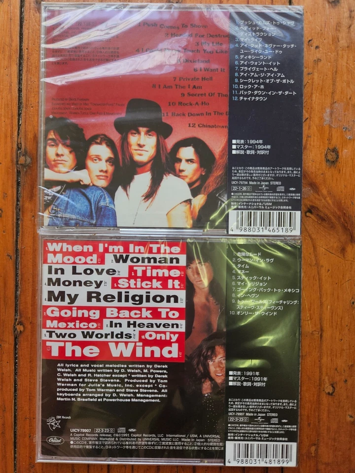 CD 2XCDS HARD ROCK JACKYL Push Comes To Shove+McQUEEN STREET S/t 1994/1991 Foto 2 de 4