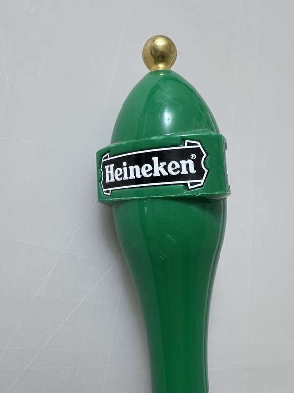 Heineken Beer Tap Handle Knob Keg Bar Brewing Top Draft Metal Green