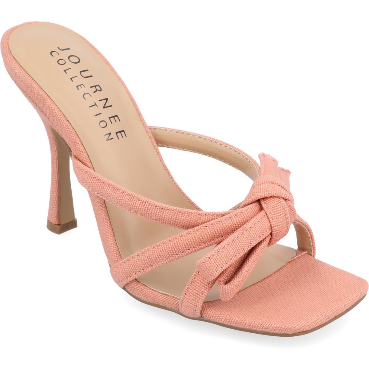 Женские туфли на каблуке Cilicia Pink из коллекции Journee 9 среднего размера (B,M) BHFO 7842