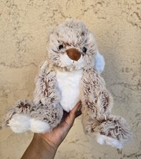 Melissa and Doug Burrow Bunny Plush 14" Super Soft Floppy Ear Stuffed Animal Toy