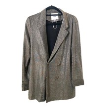 Ichi Glitter Blazer Sz Med