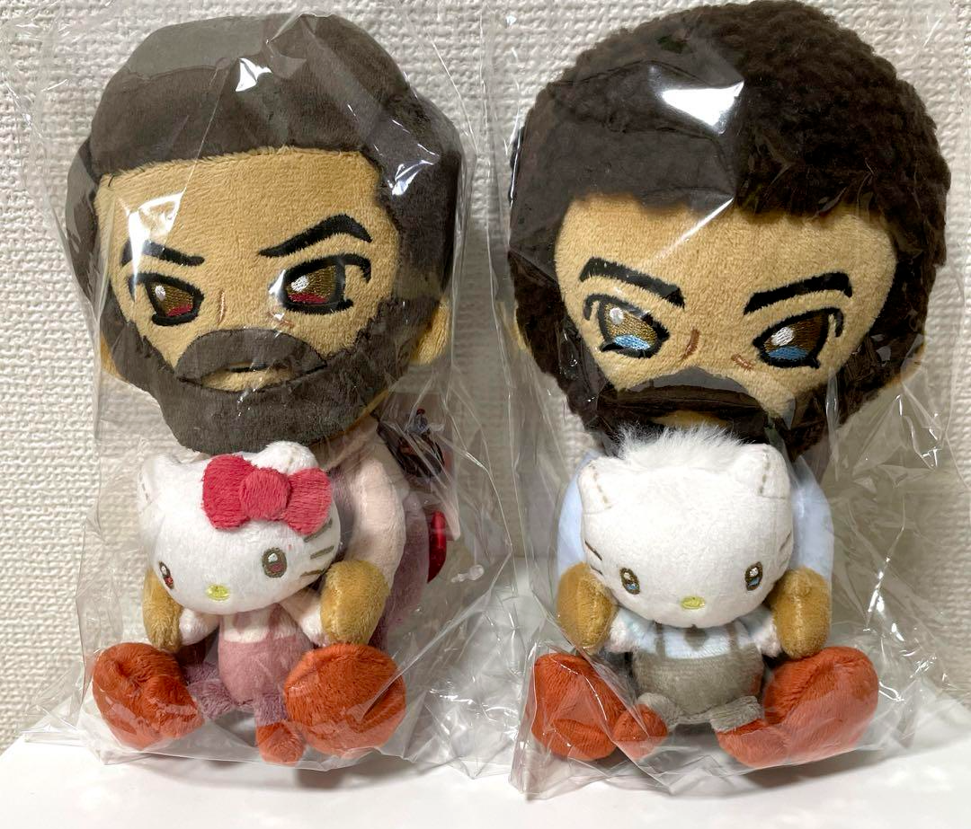 RRR x Sanrio Rama Beam Hello Kitty Daniel Sitting Plush Doll Set