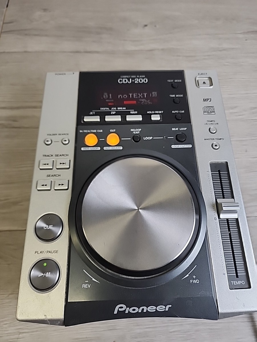 Pioneer CDJ-200 DJ Turntable Player Controller Mix Loop CD Pioneer CDJ-200 DJ Turntable Player Controller Mix Loop CD