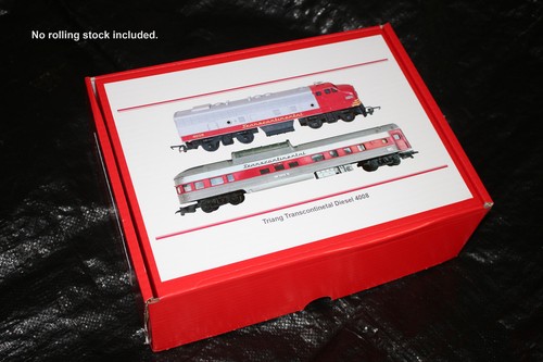 Aufbewahrungsbox für Triang OO Trans Continental rot Diesel 4008 4x Steckplätze + 91119. | Zustand: New