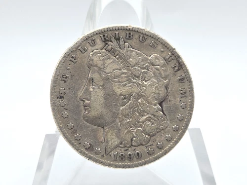 1890-CC Morgan Silver Dollar **FINE, Solid Specimen!** #2