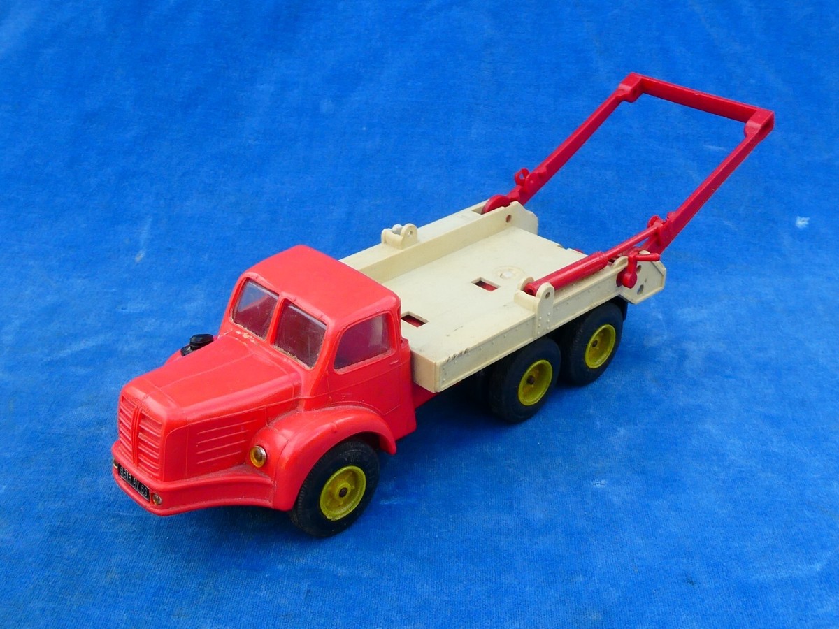 NOREV Berliet TBO 15 + Remorque Transport Voitures - 1/43 - Bleu - Occasion (sans Boîte)