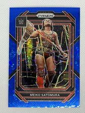 2023 PANINI PRIZM WWE UNDERCARD BLUE PRIZM #/25 SSP PARALLEL #124 MEIKO SATOMURA