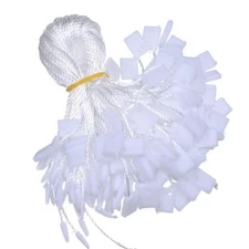 1000 Pcs Nylon Hang Tag String Snap Lock Pin Loop Fastener Hook Ties Tag Strings