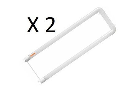 2 ~ Osram Sylvania LED15T8/U/F/835/SUB/G5 SubstiTUBE LED Lamp U-Bend T8 
