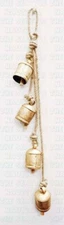 Working Rustic Cylinder Shaped Lucky Harmony Cow Bells Home Décor New Iron Bells