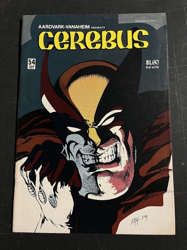 Cerebus 54 🔥1983 Wolverine WOLVEROACH🔥AARDVARK Bronze Age Comics🔥VF - Picture 2 of 5