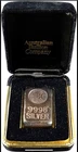 Australian Bullion Company ABC Vintage Silver Poured Bar Ingot 2.68 Oz 83.5g RRR