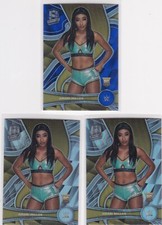 Amari Miller 2022 Panini Chronicles WWE Spectra Blue Silver Rookie /99 Lot x 3
