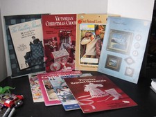 Assorted Vintage Crochet Knit Pattern Books Leaflets Lot of all shown