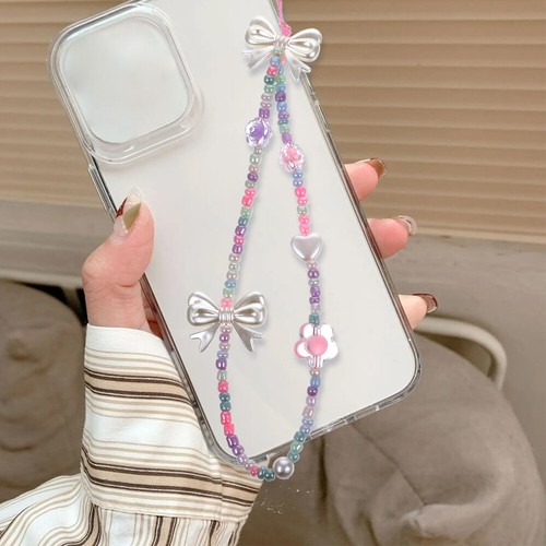 2pcs Phone Hanging Beaded Wrist Ropes Phone Hanging Rope Phone Decoration - Zdjęcie 2 z 12