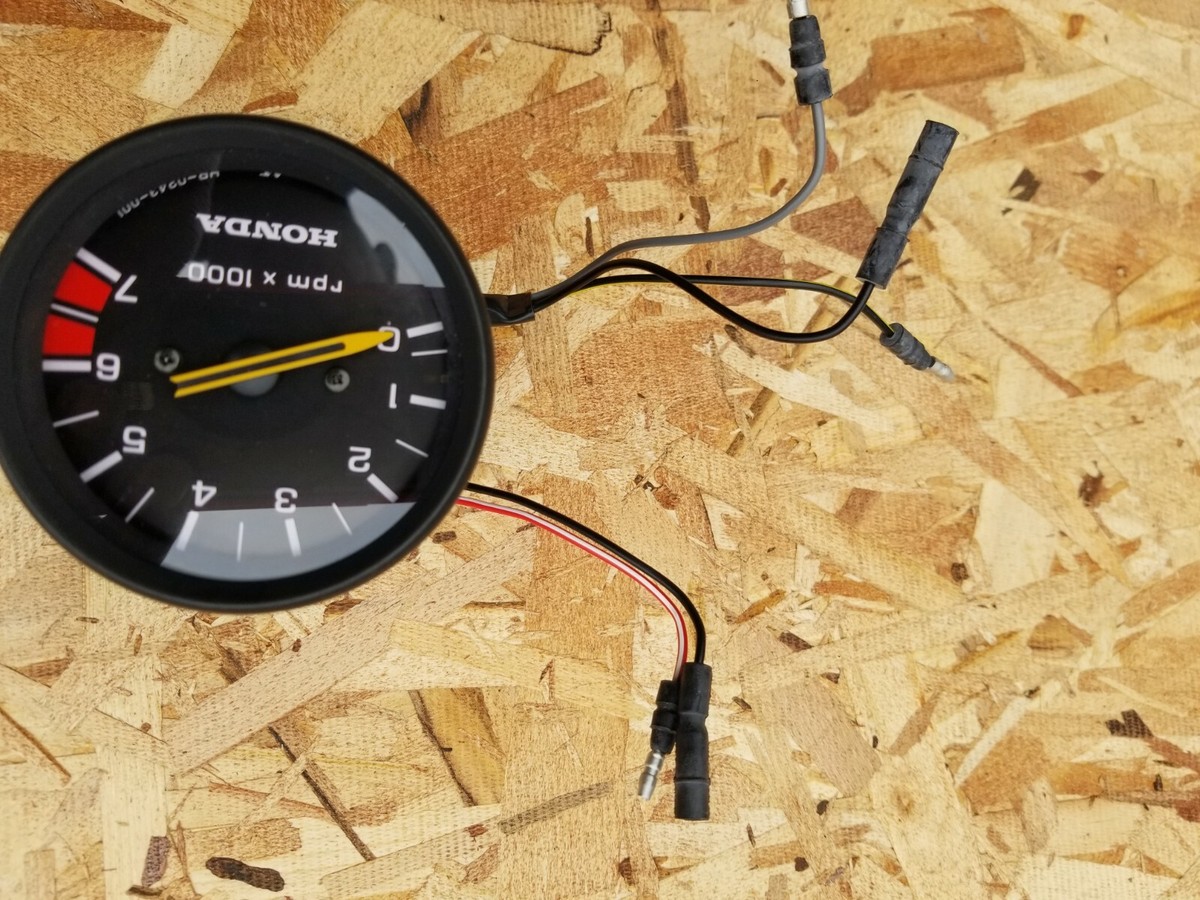 Honda -7000 RPM Outboard Black Techometer Gauge 37250-ZV5-823 | eBay