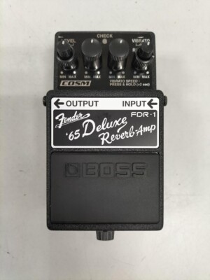 ギター BOSS FDR-1 Fender '65 Deluxe Reverb Boss FDR-1 Fender '65 Deluxe Reverb Amp Pedal | Reverb