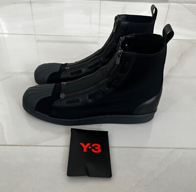 Yohji Yamamoto Y-3 Pro Zip 17SS Black   12.5 (runs slightly big can fit size 13)