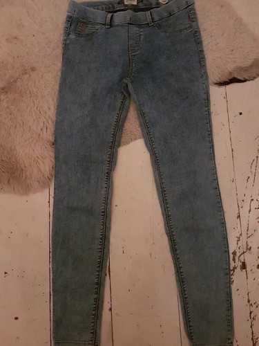 Bear acid wash Jean Jeggings Size 38 UK 