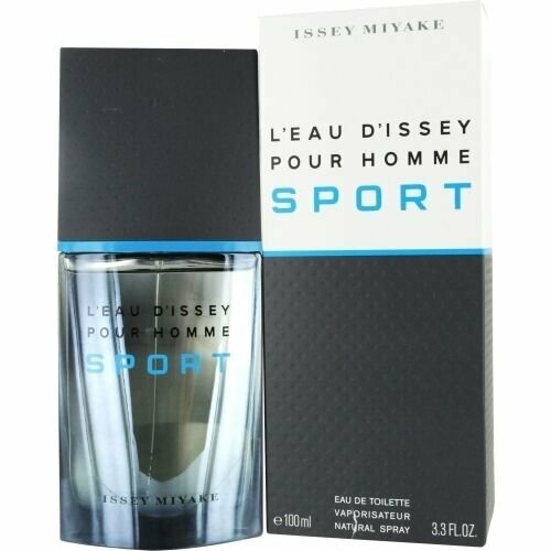 L'eau D'issey Pour Homme Sport by Issey Miyake, 3.3 oz EDT Spray Men Brand New
