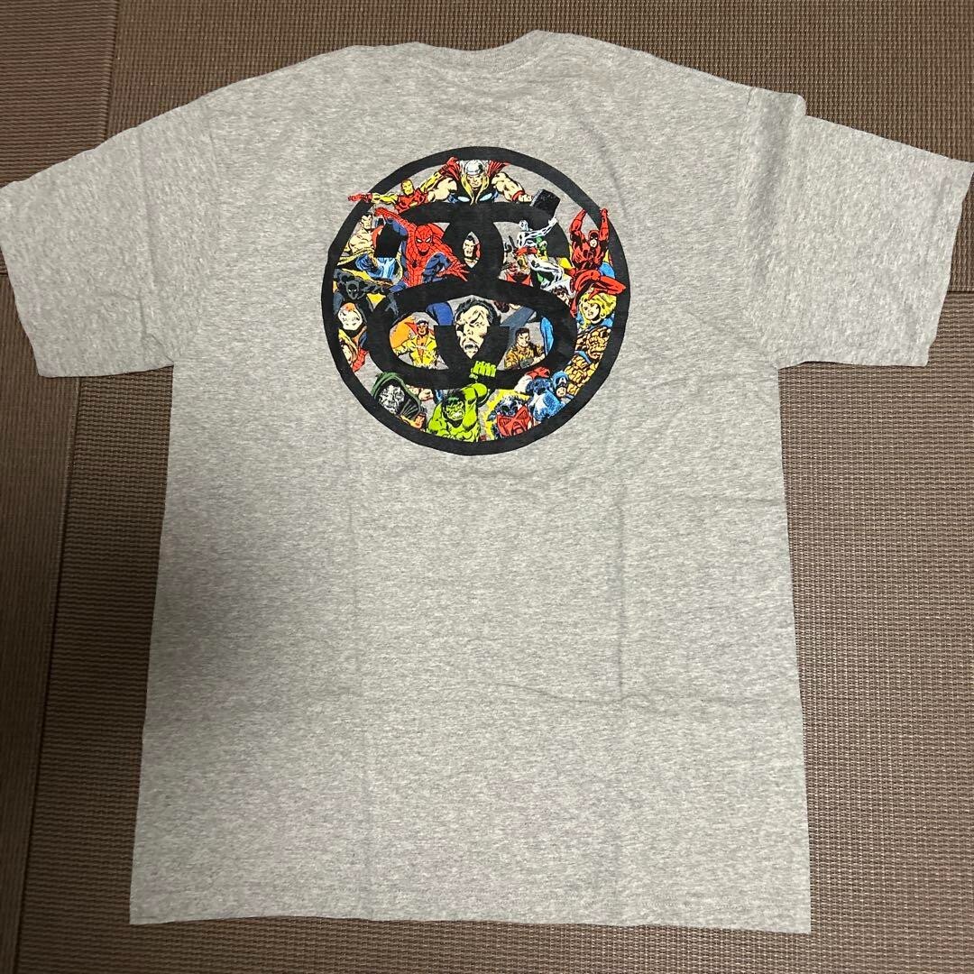 STUSSY×MARVEL STUSSY X MARVEL Graphic T-Shirt grey Collaboration Men Size M
