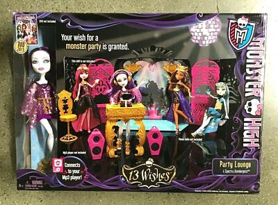 Monster High 13 Wishes Spectra Vondergeist Party Lounge Playset