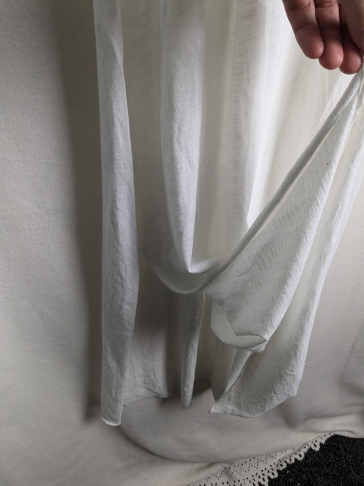 Ladies casual long dress sleeveless size one size white New Collection