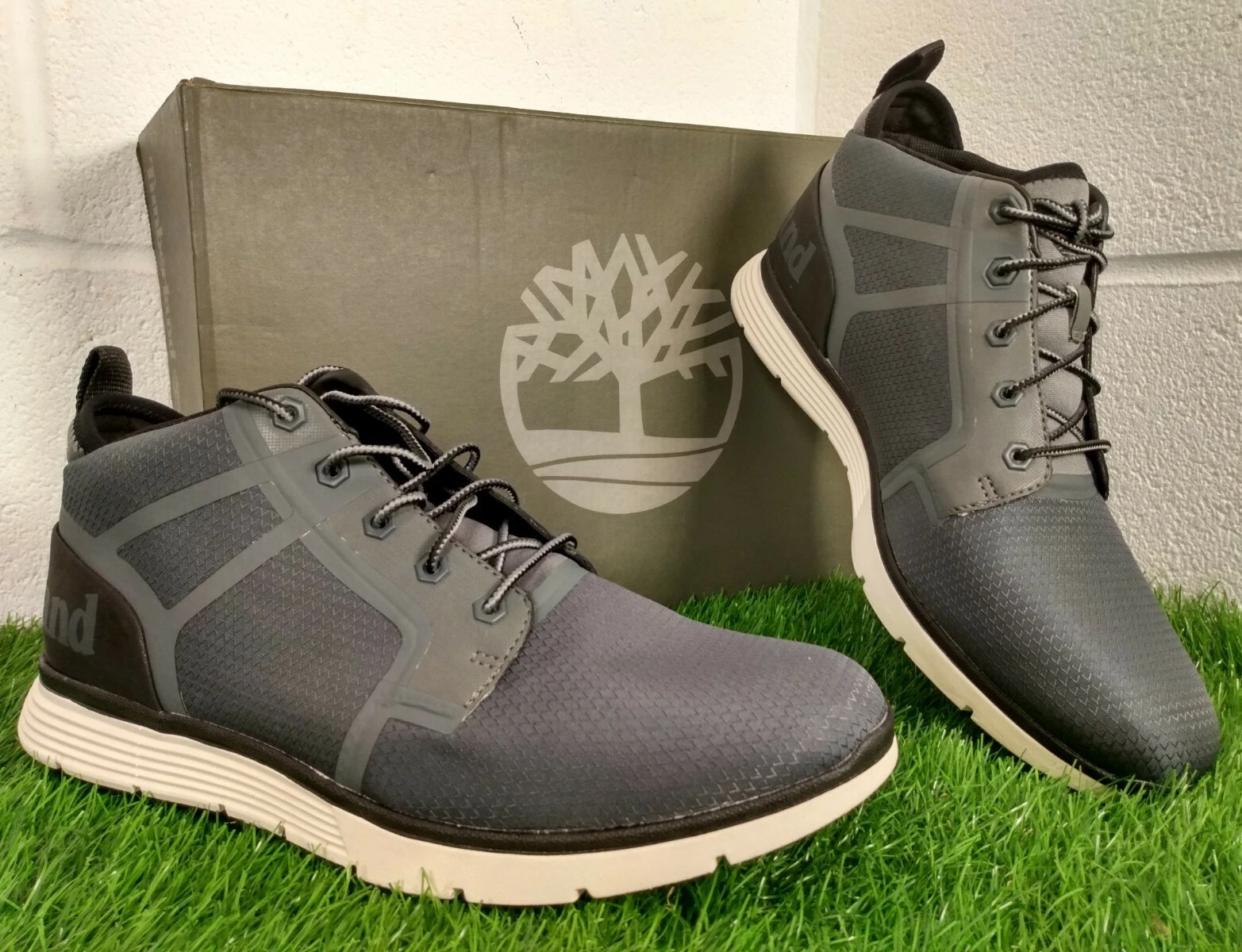 Scarpe Killington da uomo Timberland SensorFlex Oxford grigie maglia taglia UK 7 EU 41