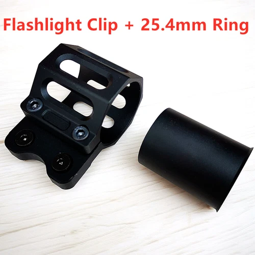 30mm Scope Ring Flashlight Clamp Clip Holder Adjustable and Mlok/Keymod Adapter - Picture 10 of 16