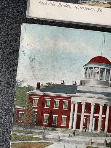 Harrisburg Pennsylvania PA Vintage Postkarte Lot von 7 Country Club Bridge Park - Bild 5 von 6