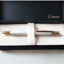Pilot Capless Decimo 18K Fountain Pen Suzuran White Gold F Nib 2017 NEW