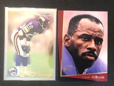 NFL - Audray McMillan 1993 Fleer League Leader & 1993 Select Football - Vikings