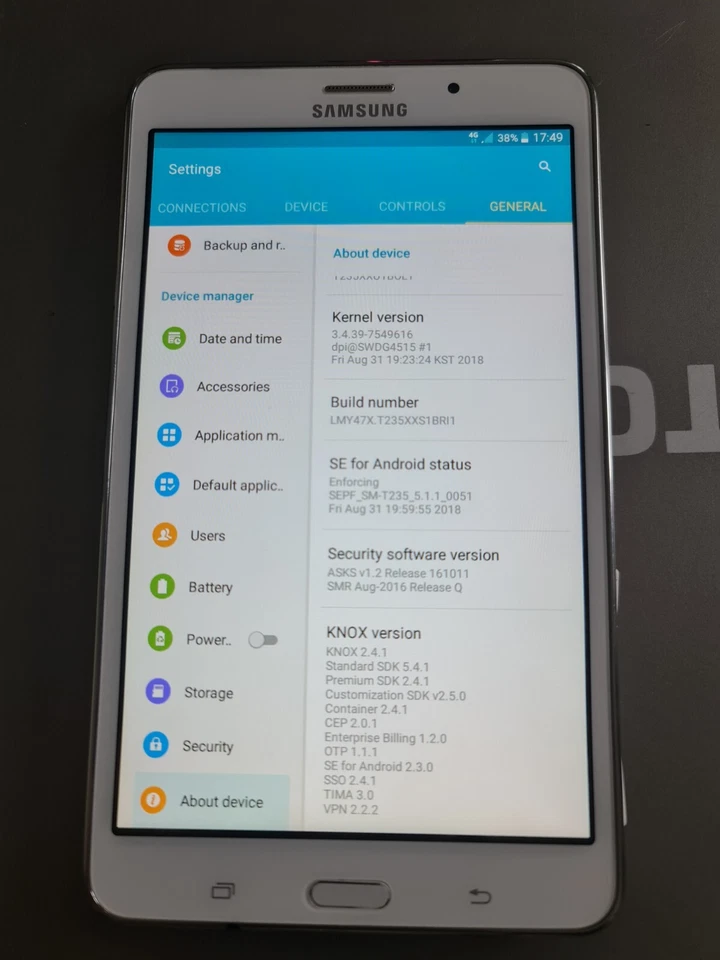 Samsung Galaxy Tab 4 7.0 · 8GB · Cellular, photo 4 of 5