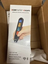 Scanmarker Pro Pen Scanner - Wireless OCR Digital Highlighter and Reader - Black