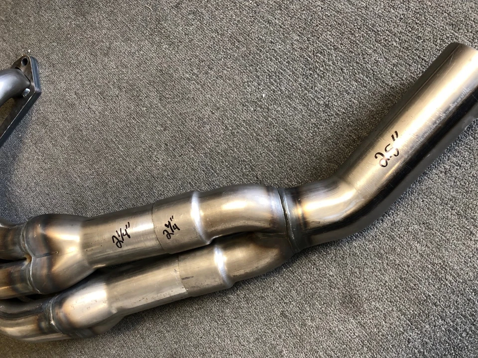 Tubo primário 1.625" 3-2-1 cabeçalho Datsun Z. Porta quadrada. 240Z, 260Z, 280Z, 280ZX - Imagem 2 de 4