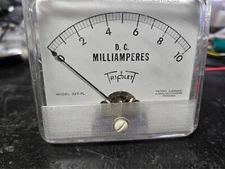 Vintage NOS Triplett Meter Model 327-PL, DC Microamperes 0-100