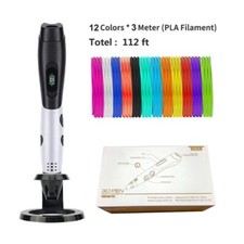 new 6gen 3d printing pen  contains 3 meters of PLA filament in 12colors