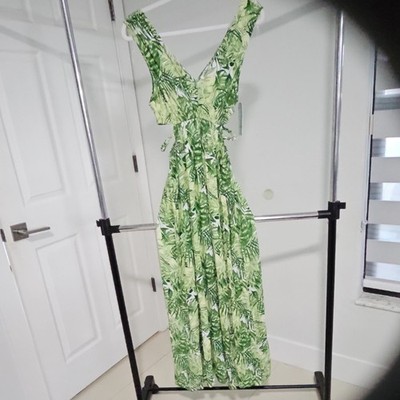 Justify Women's Green Floral Smocked Strappy Sleeveless Maxi Dress Size S | eBay Justify Women's Green Floral Smocked Strappy Sleeveless Maxi Dress Size S | eBay