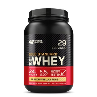 Optimum Nutrition Gold Standard 2 Pound (Pack of 1), French Vanilla Creme 