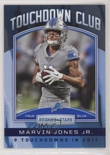 2018 Panini Rookies & Stars Touchdown Club True Blue 37/49 Marvin Jones Jr eq1