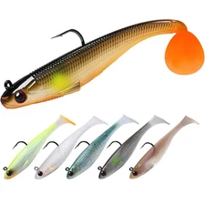 Fishing Lures for Bass Trout - Jighead Swimbaits Soft Baits Freshwater Saltwater