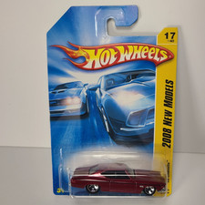 Hot Wheels 2008 New Models #17 '69 Chevelle Mtflk Dark Red w/ 5SPs