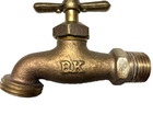 FAUCET HOSE  1/2 PIPE TO 3/4 HOSE  THREAD BRASS FAUCET pre-owned — photo 3